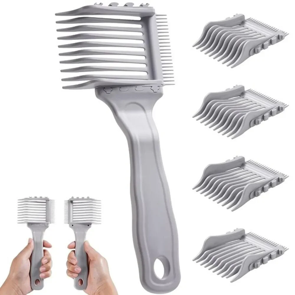 4-in-1 Detachable Fade Comb Set | Left & Right Handed Barber Combs for Blending